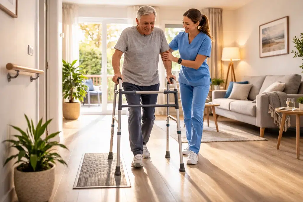 ehabilitación de la marcha tras fractura de pelvis con fisioterapeuta en Barcelona